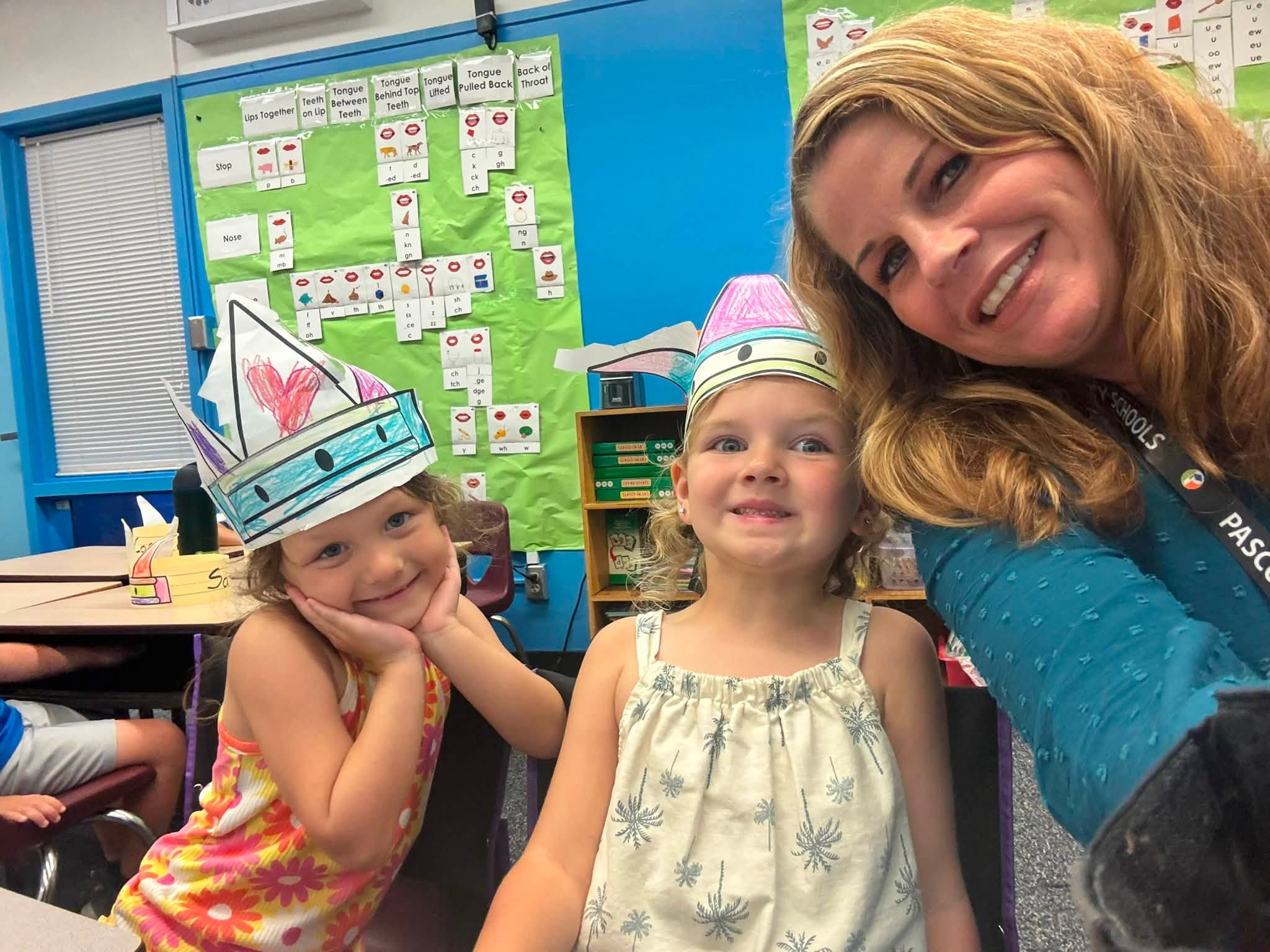 Ms. Krapfl getting to know our new Cubs! - <p>Our Cubbies had a great time at Kinder Camp!</p>