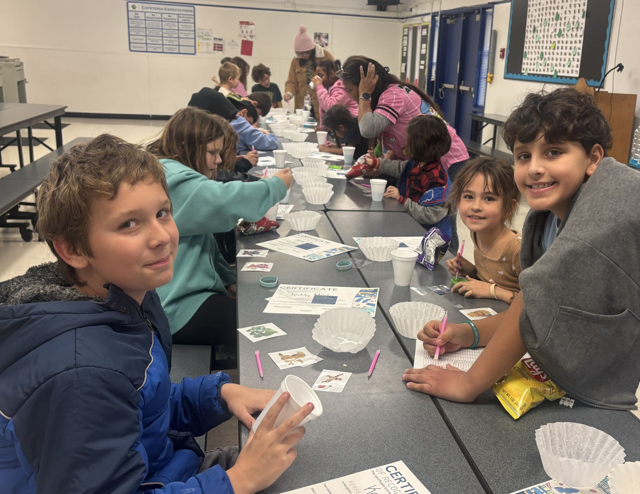 Quarter 2 Perfect Attendance Celebration - <p>Quarter 2 Perfect Attendance Celebration</p><p>Valentine Cards for Seniors</p><p>4th Grade Visits EMC</p>