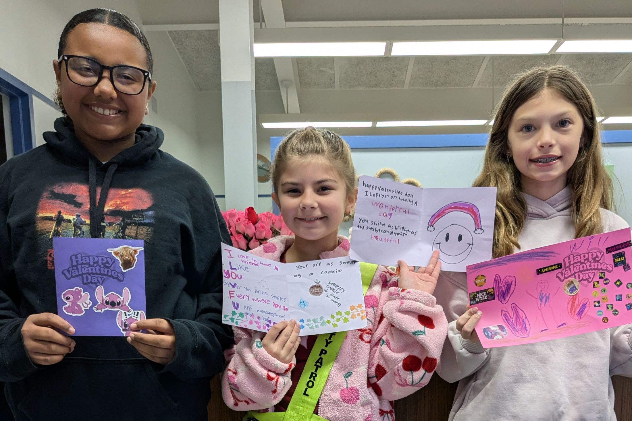 Random Act of Kindness:  Cards for Seniors - <p>Quarter 2 Perfect Attendance Celebration</p><p>Valentine Cards for Seniors</p><p>4th Grade Visits EMC</p>